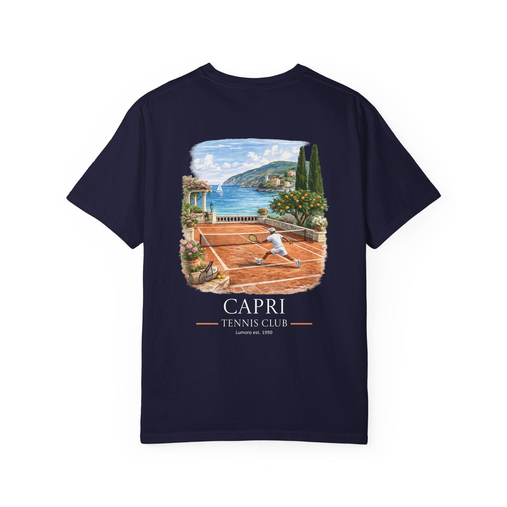 Capri Tennis T-Shirt Navy Blue