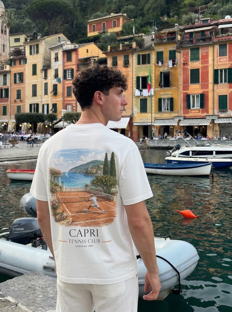 Capri Tennis T-Shirt White