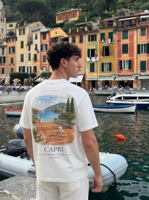 Capri Tennis T-Shirt White